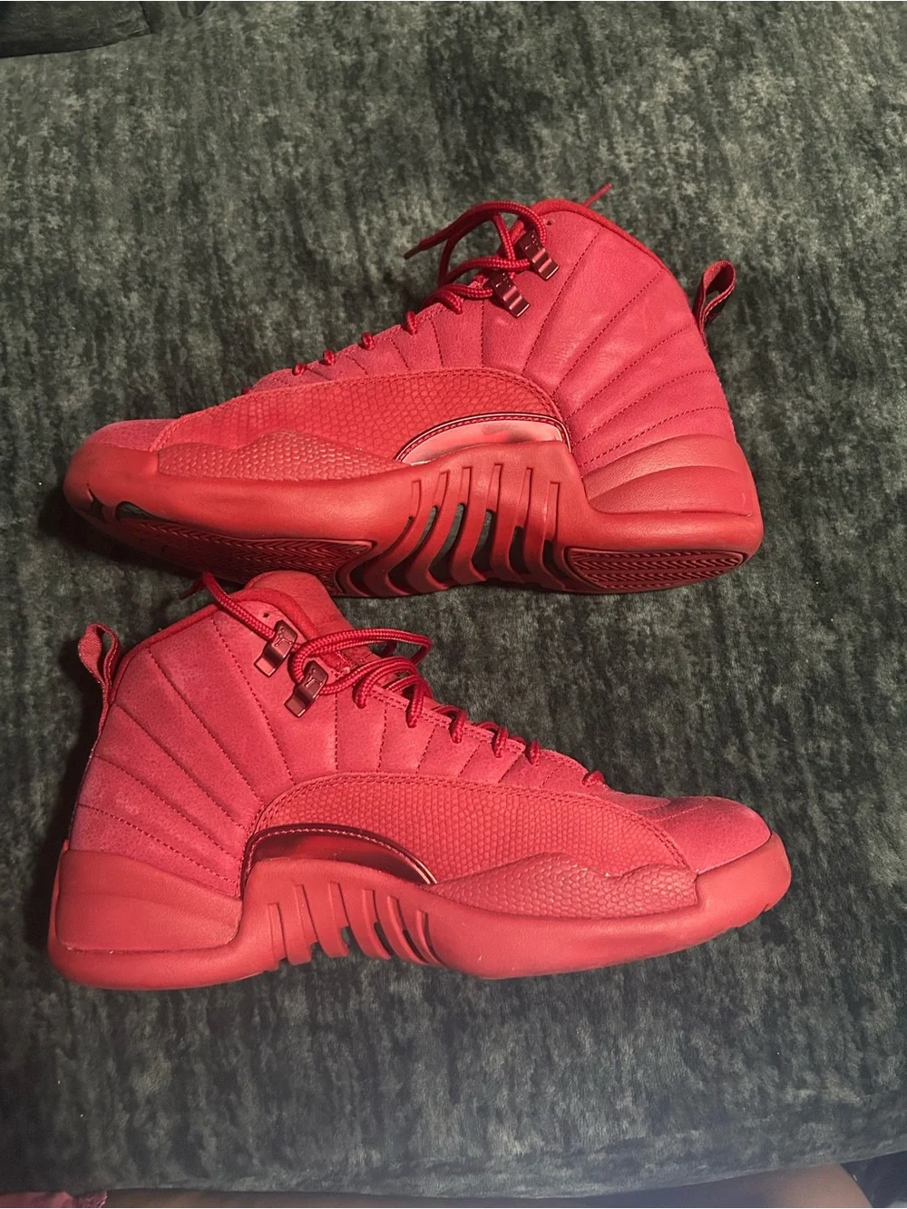 Jordan 12s All-Red High Top